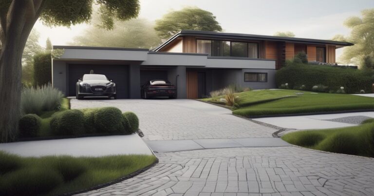 Podjazd do garażu pod górkę: jak zaprojektować stromy i funkcjonalny zjazd?