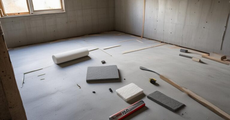 Układanie styropianu na nierównym podłożu pod wylewkę: Poradnik