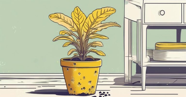 Żółta pleśń w doniczce: Jak zlikwidować nalot i uratować roślinę?