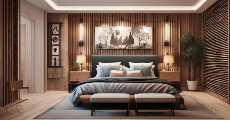 Ściana w sypialni: 10 pomysłów na ścianę za łóżkiem – aranżacje i zdjęcia