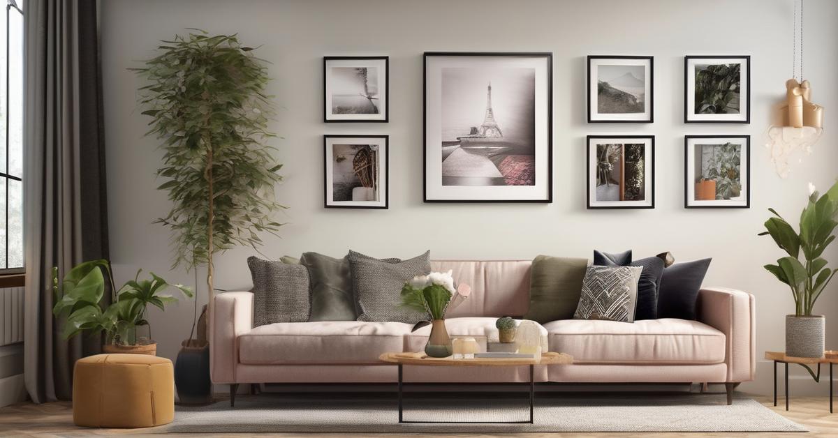 Pomysł na ścianę za kanapą: Aranżacje i jak ozdobić ścianę!