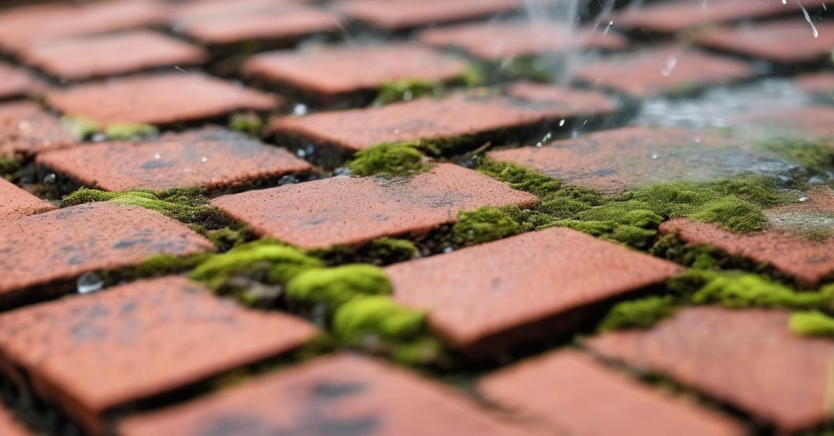 jak wyczyścić kostkę brukową domowym sposobem
